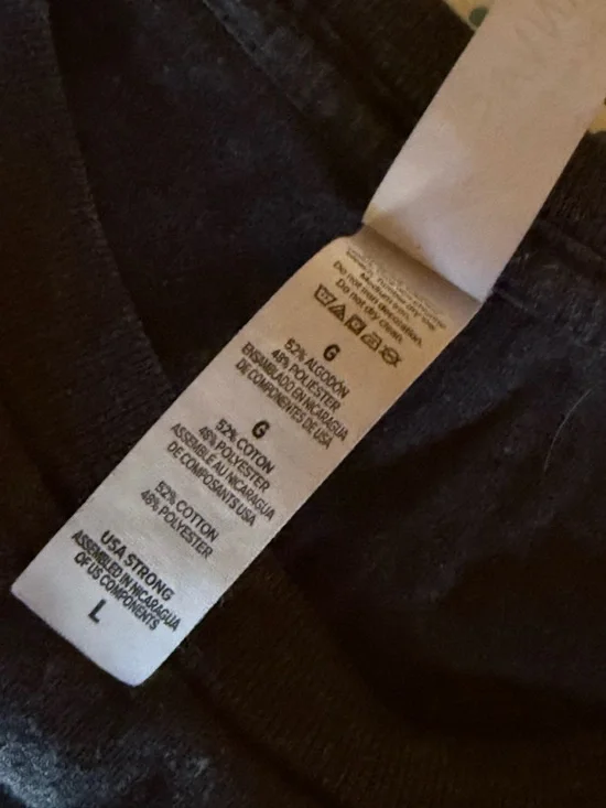 Graphic Bull Skull Cactus T-Shirt Western Boho Desert Vibes Tee Size Large - Picture 3 of 4